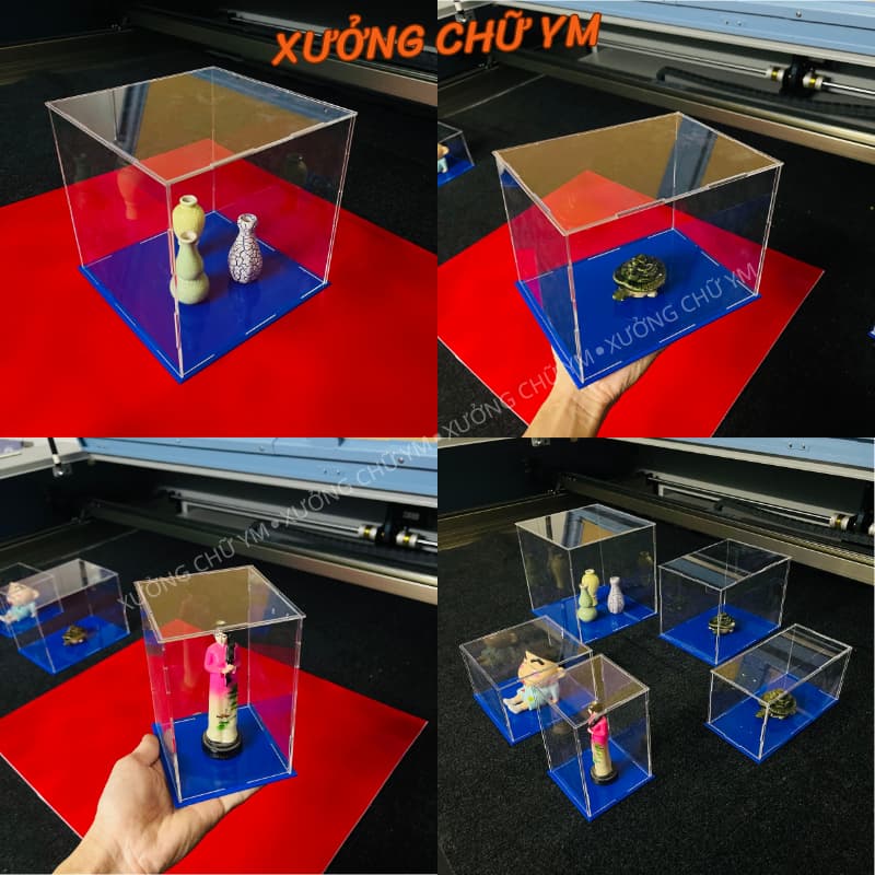 Hộp Mica Trưng Bày Lắp Ghép Trong Suốt – Hộp Mô Hình, Figure, Đồ Chơi, Quà Lưu Niệm